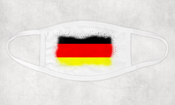 Behelfsmaske BRD-Flagge